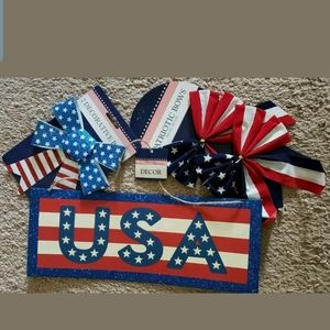 USA Red, White and Blue decoration